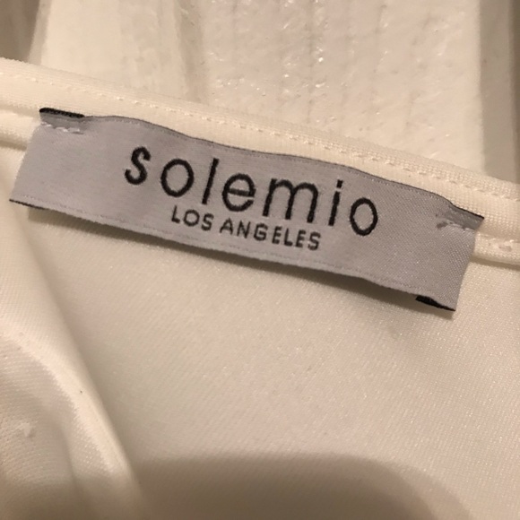 White Cocktail Dress - Picture 3 of 4